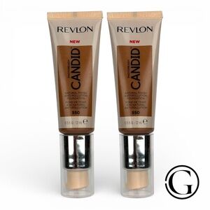2 PACK Revlon PhotoReady Candid Foundation - 550 Mocha